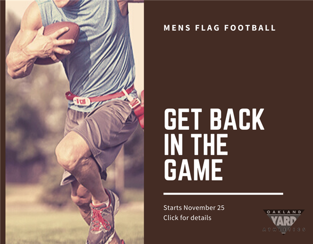 Men's Flag Football league Waterford Adult