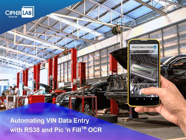 Automating VIN Data Entry in Automotive Manufacturing with RS38 and Pic 'n Fill OCR