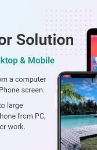 Browse & Control phone on Windows and Mac, Screen Fusion for iOS & Android.