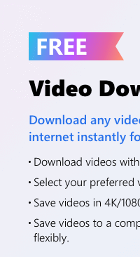 Video Downloader - Download any video/audio from the internet instantly for free.