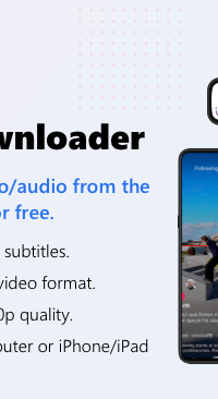 Download any video/audio from the internet instantly for free.