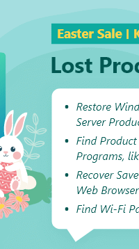 Helps you find lost product keys