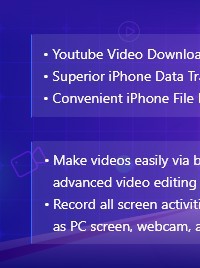  Youtube Video Downloader. Superior iPhone Data Transfer Utility.  Convenient iPhone File Manager.