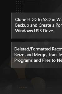 Clone HDD to SSD and create a portable windows usb drive