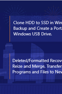 Clone HDD to SSD and create a portable windows usb drive