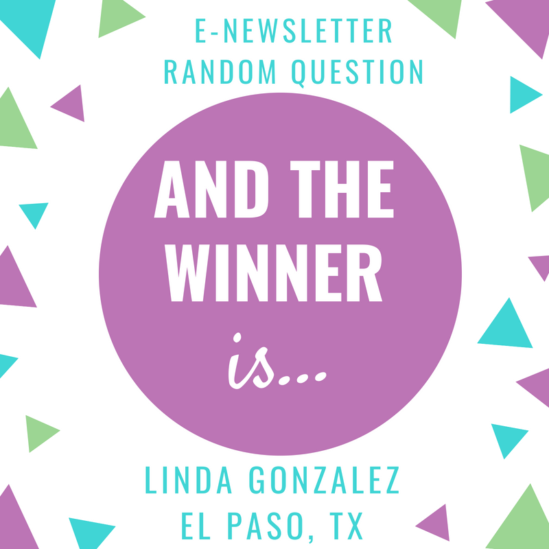 Congratulations, Linda! Congratulations, Linda!