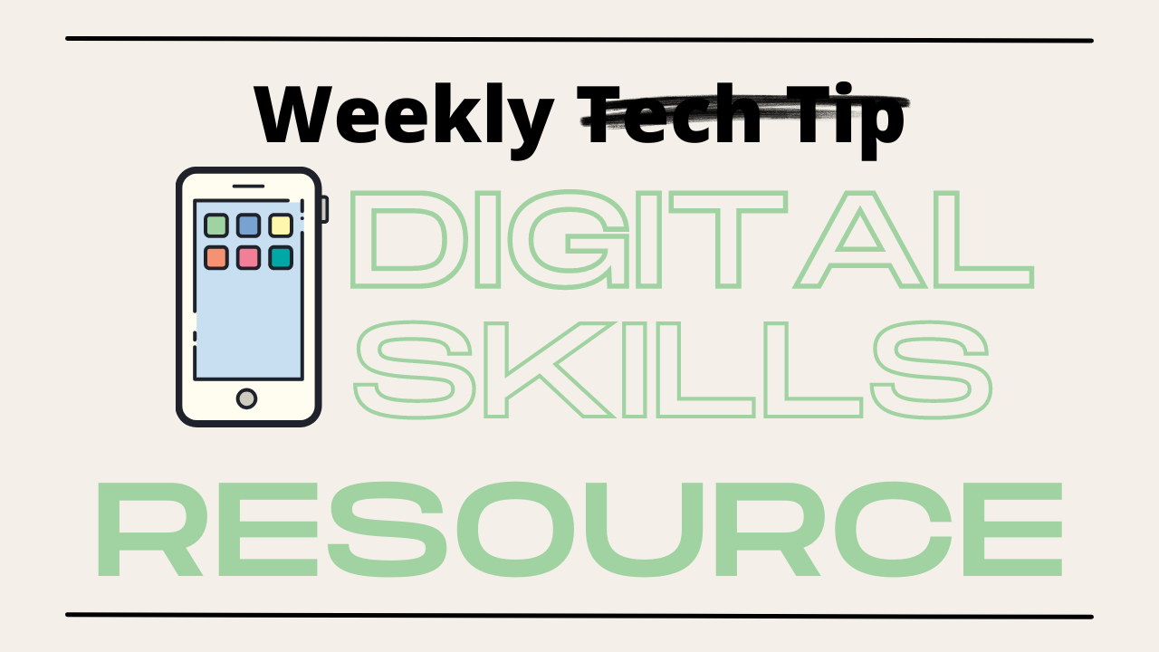 weekly digital skills resource