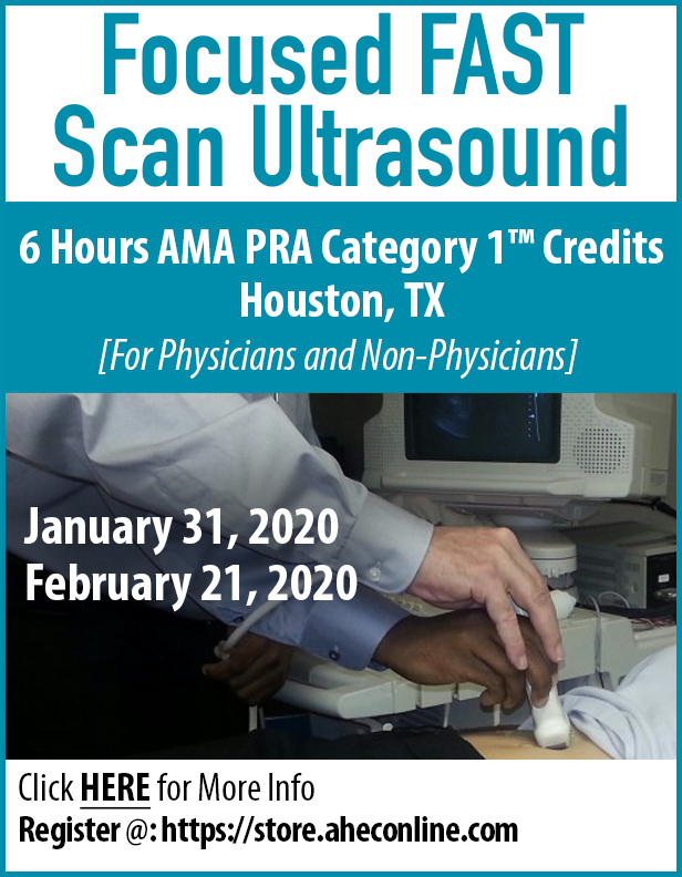 Focused FAST Scan Ultrasound