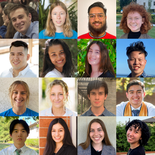 Photo collage of the NCST 2021 Undergrad Summer Research Fellows