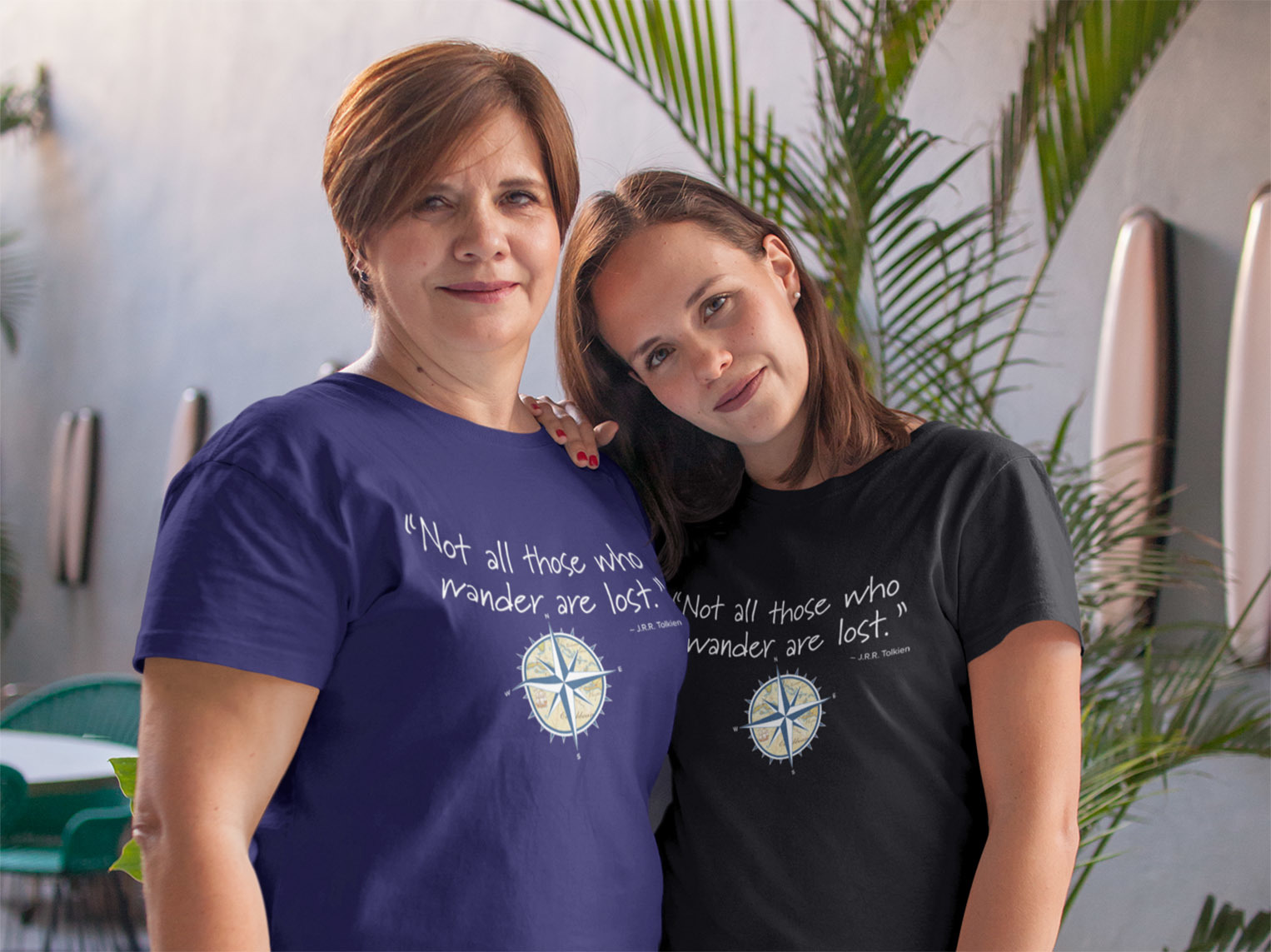 Not all those who wander are lost t-shirt for women