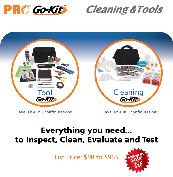 FiberOptic.com - PRO Cleaning and Tool Kit Go-Kits