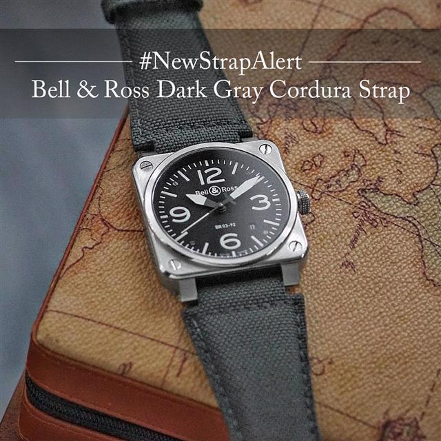 NewStrapAlert Introducing The Bell Ross Dark Gray Cordura