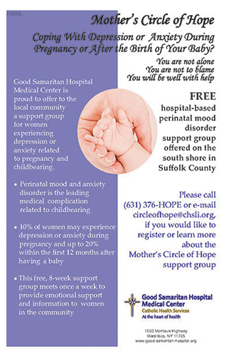 Good Samaritan Hospital Mother's Circle of Hope Flyer