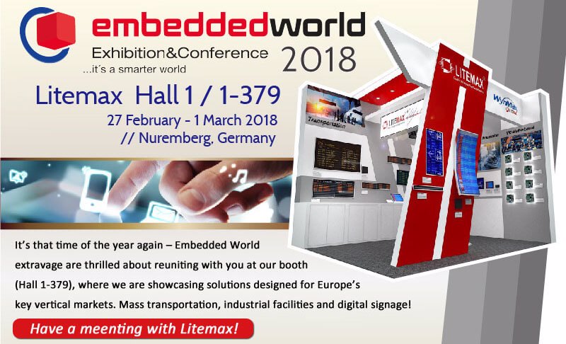 Litemax invite you to visit Embeddedworld 2018