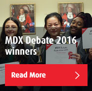 MDX Debate Winners 2016