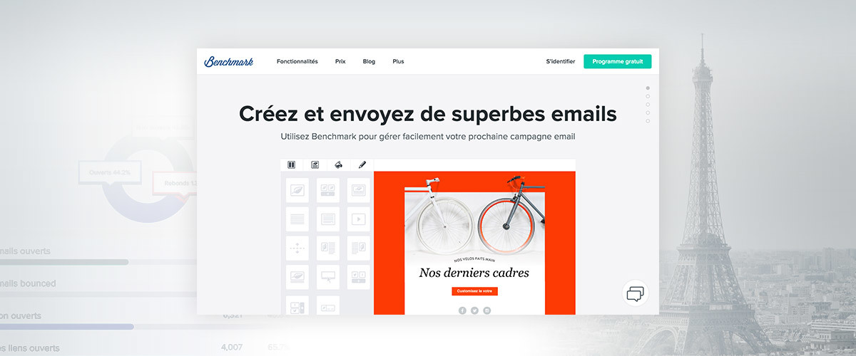 Benchmark Email has launched in French