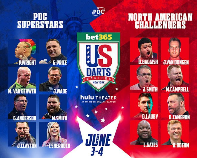 North America's Stars take on the PDC