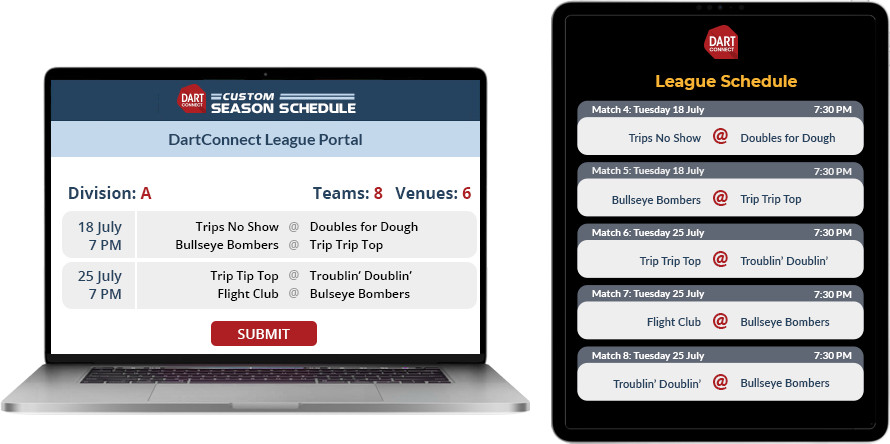 Custom Season Schedule Example