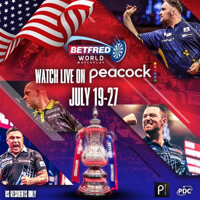 Watch the World Matchplay Live on Peacock