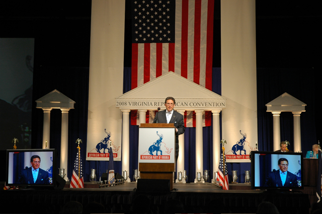Bruce Meyer addresses the 2008 Republican Party of Virginia State Convention