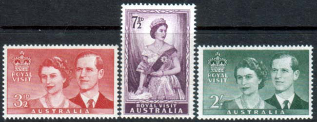 Stamps Commemorating Royal visits
