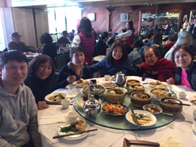 Chow Qigong Team at a Scrumptious Meal