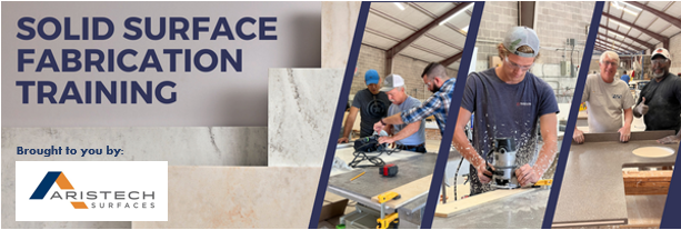 ISFA's solid surface fabrication training 
