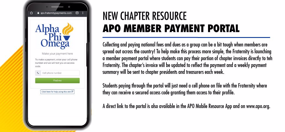 APO Member Payment Portal