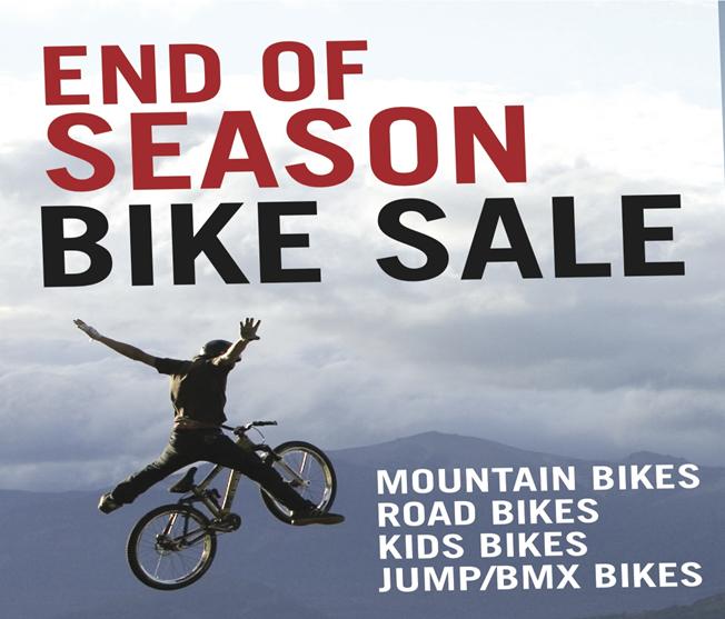 End of season bike sale at Revolution Bikes