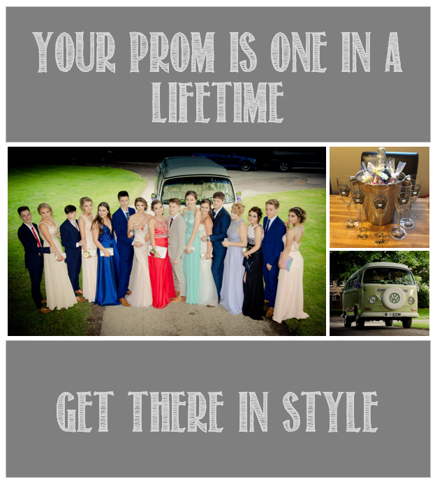 your prom is one in a lifetime so get there in style