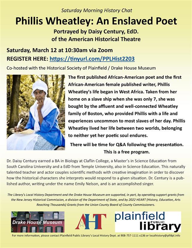Phillis Wheatley flyer