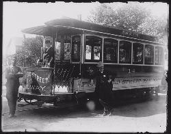 Image of old Plainfield Trolley