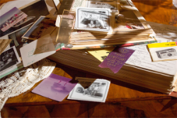 image of family papers and photographs