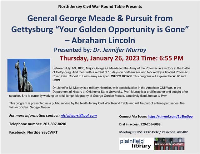 General George Meade & Pursuit from Gettysburg 