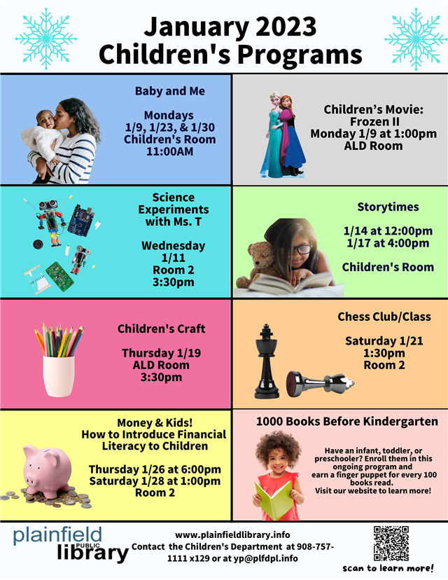 Children's December programs