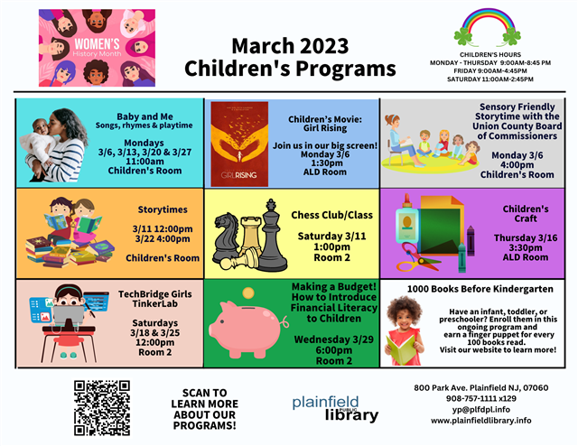 Children's December programs