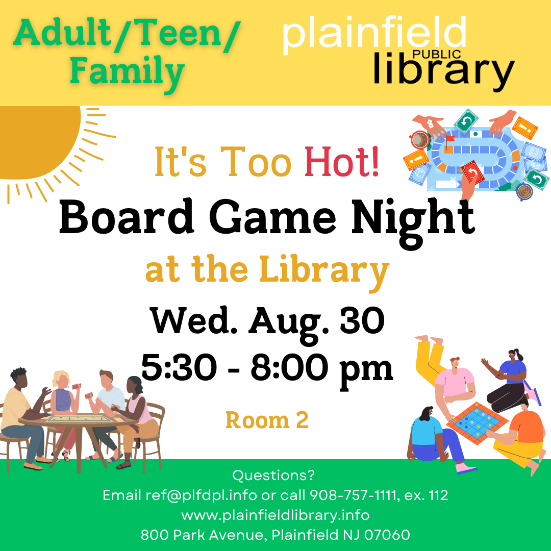 IT's Too Hot! Board Game Night.