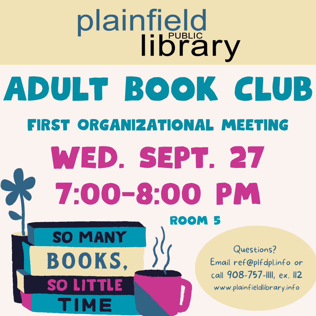 Adult Book Club (organizational meeting)