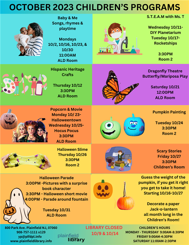 October Kids Programs