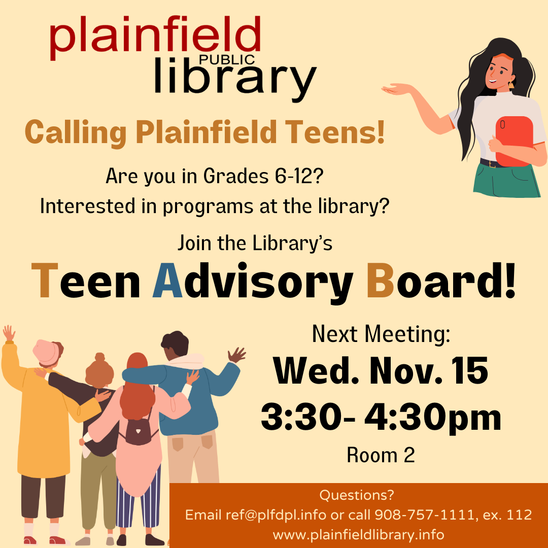 teen advisory board nov 15