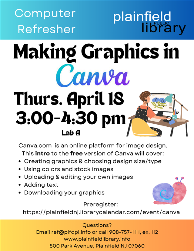Making graphics in Canva
