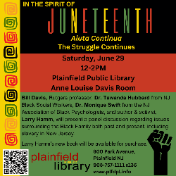 In the Spirit of Juneteenth: Aluta Continue -- The Struggle Continues