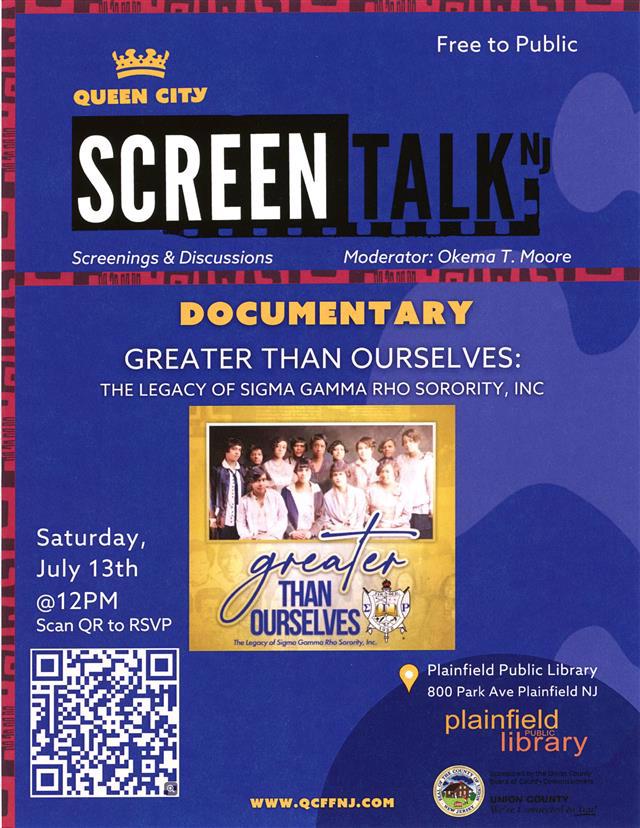 SCREENTALK NJ July 13th
