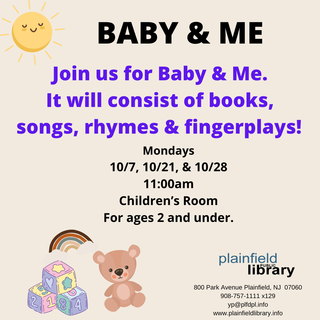 Baby & Me 10/7, 10/21 & 10/28