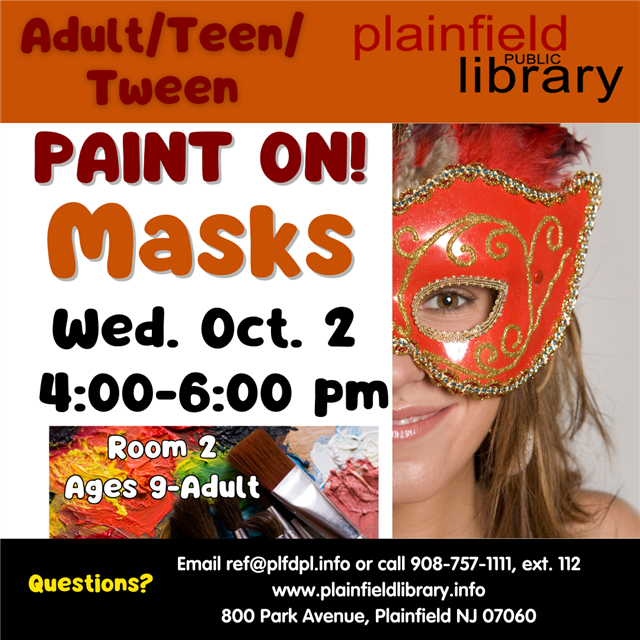 Paint On! Masks