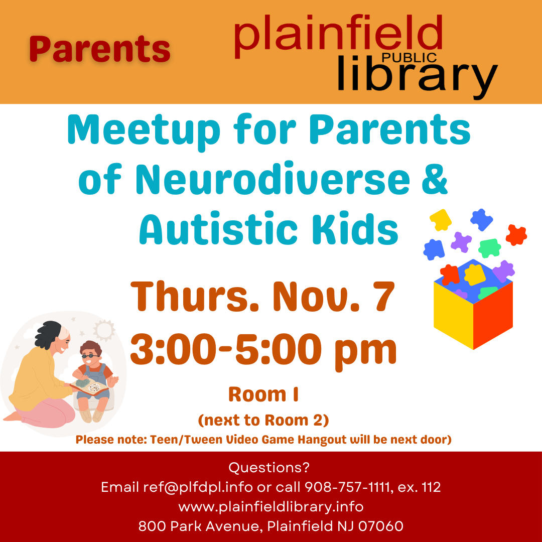 Meetup for parents of neurodiverse & autistic kids