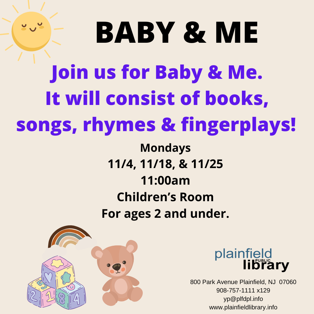 Baby & Me 10/7, 10/21 & 10/28