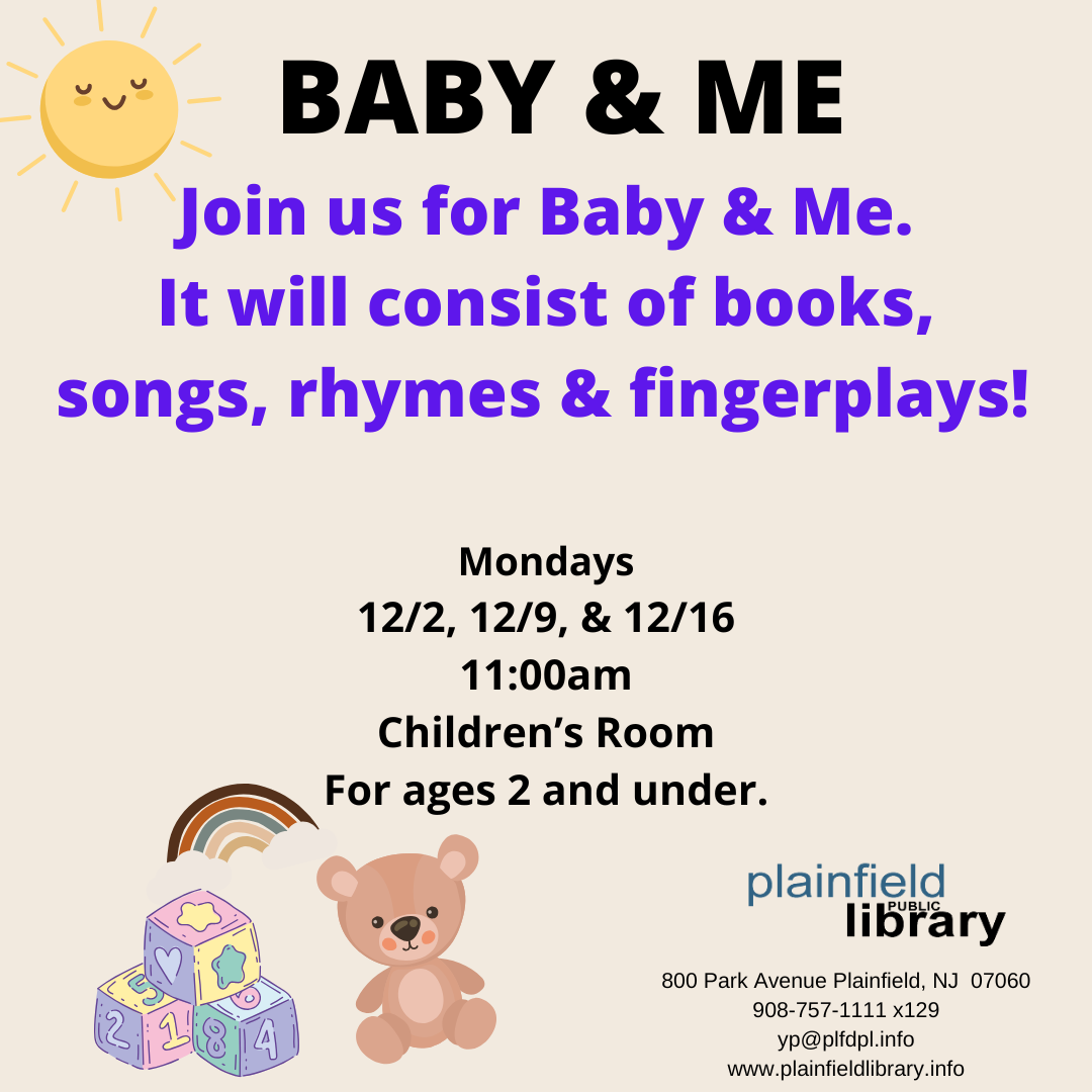 Baby & Me 10/7, 10/21 & 10/28