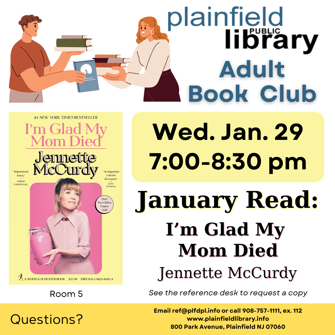 adult book club January 2025