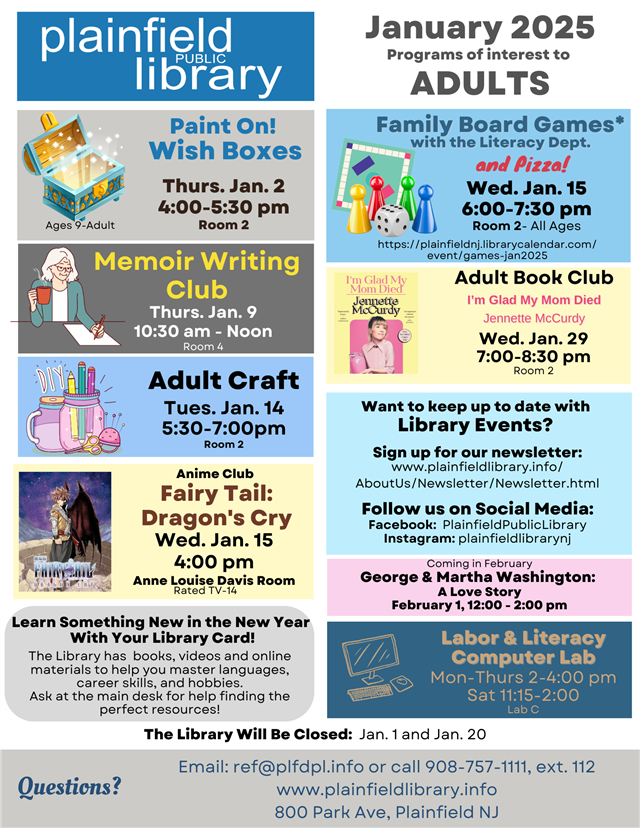 link to January 2025 adult and teen flyer pdf